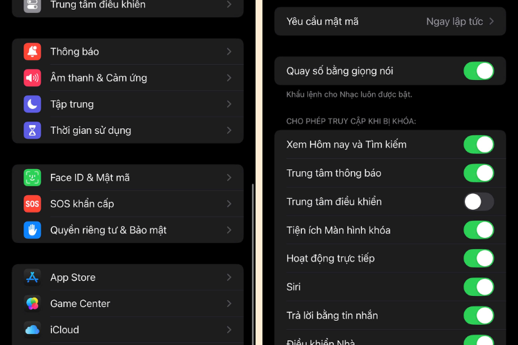 cach su dung control center tren iphone ipad 6
