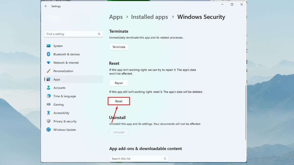 khong mo duoc windows security win 11 19