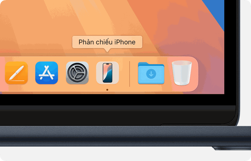 Phản chiếu màn hình iphone