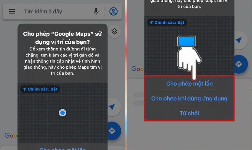 cach cai dinh vi giua 2 dien thoai 11