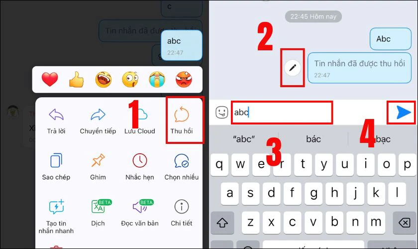 Cách Sửa Tin Nhắn Trên Zalo