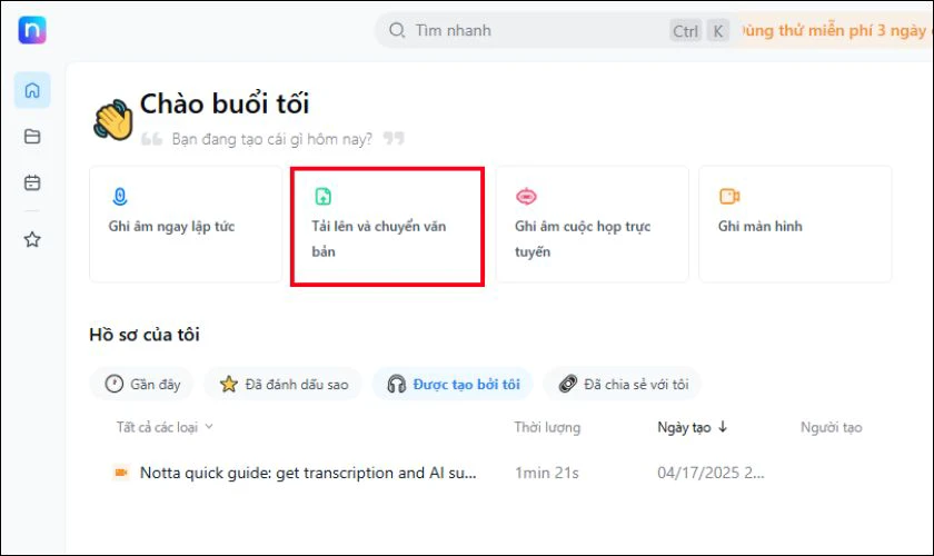 chuyen file ghi am thanh van ban 7