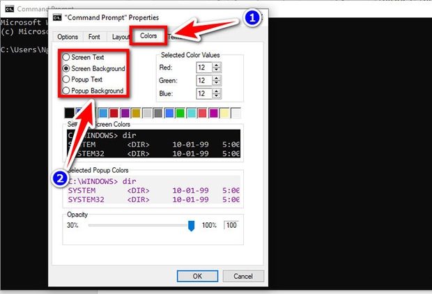 doi mau Command Prompt Windows 10 5 e1750750633643