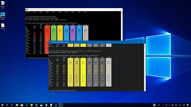 doi mau Command Prompt Windows 10 8