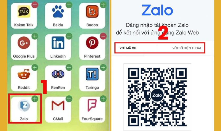 dung 2 zalo tren iphone 8