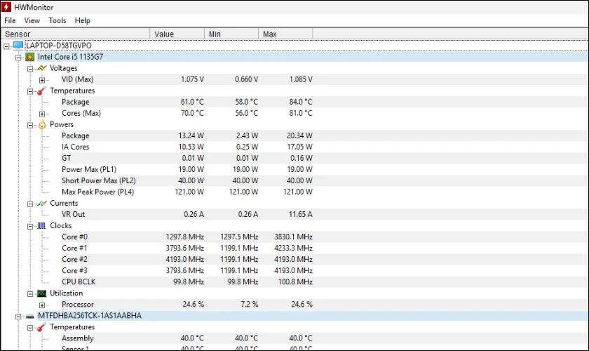 kiem tra do chai pin laptop 16