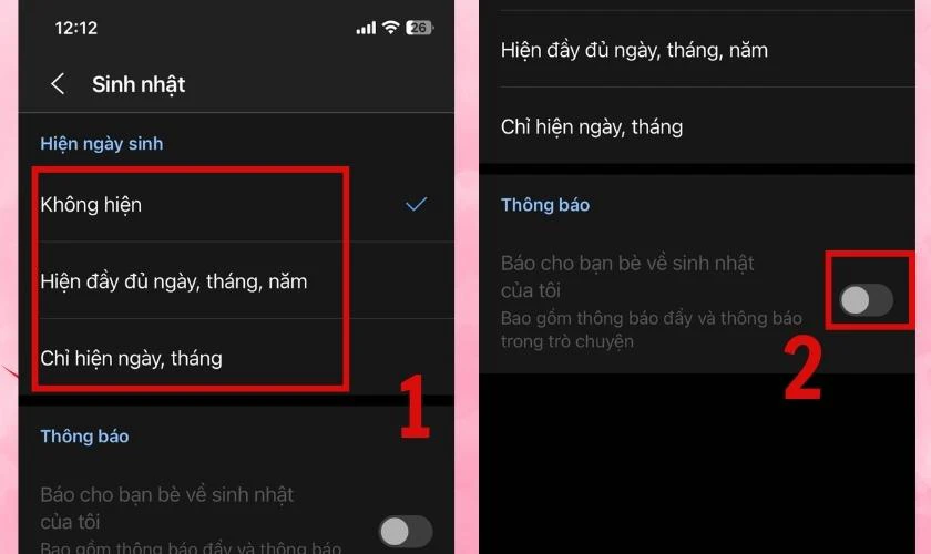 tat thong bao sinh nhat tren zalo 4