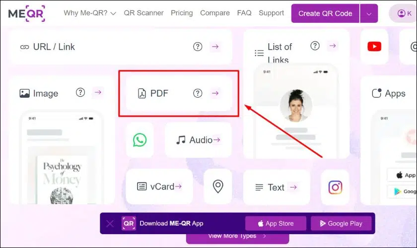 Tạo mã QR cho tài liệu